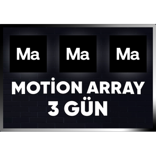  ⚡ MOTİON ARRAY  3 GÜN ⚡